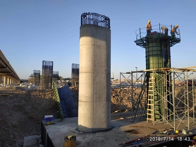 Encofrado para Zapatas de Puente – Irak